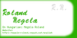 roland megela business card